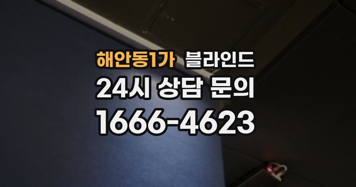해안동1가 블라인드