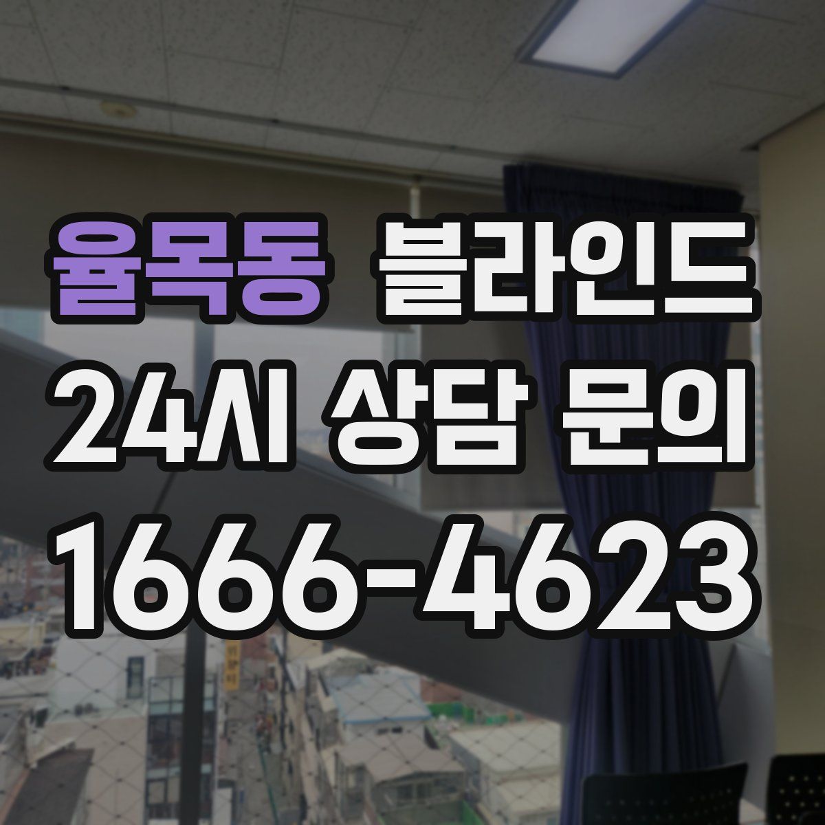 율목동 블라인드