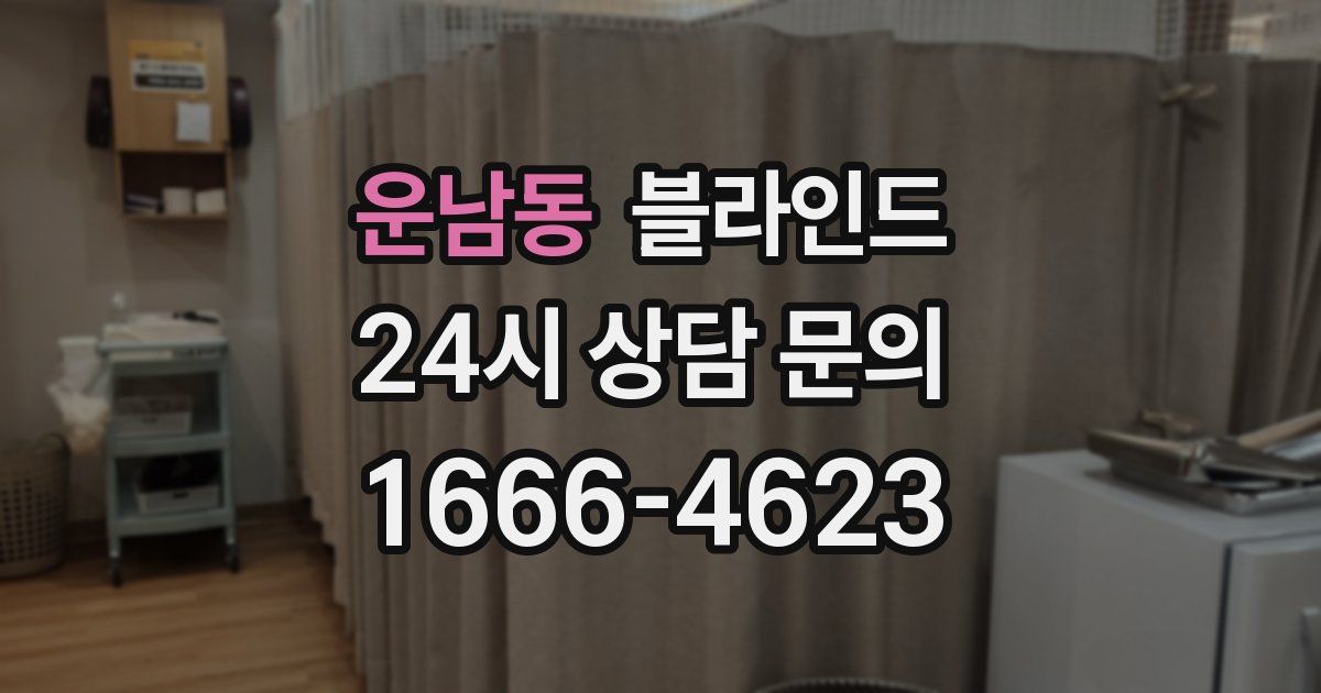 운남동 블라인드