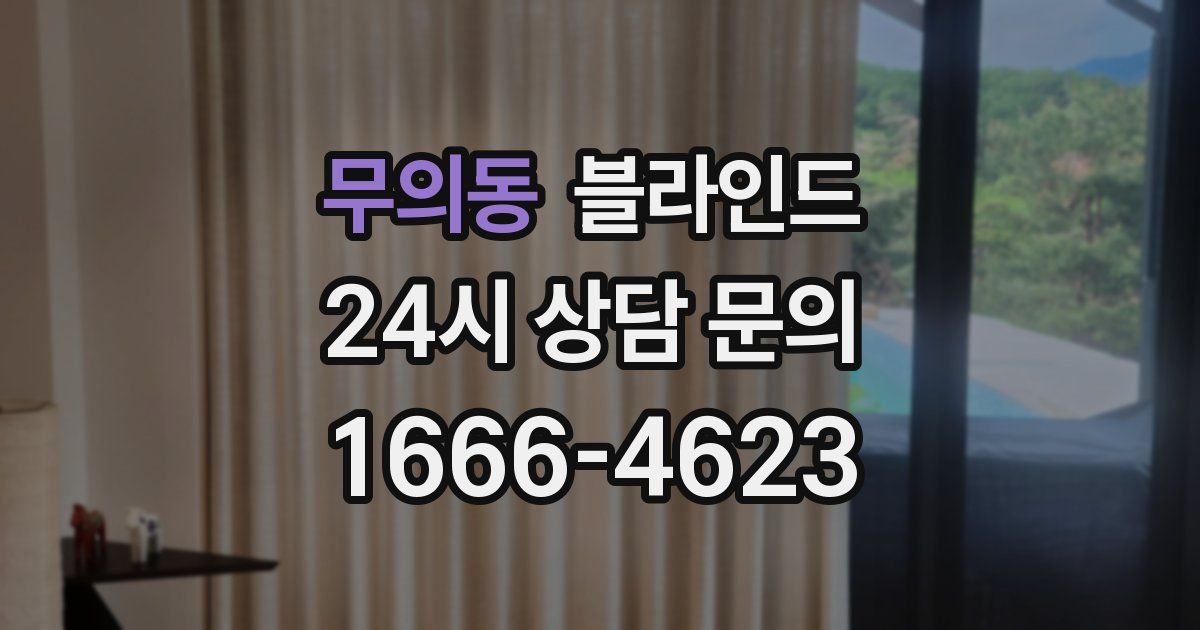 무의동 블라인드