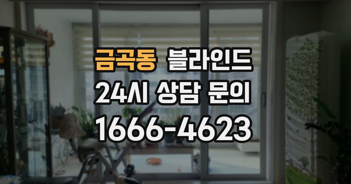 금곡동 블라인드