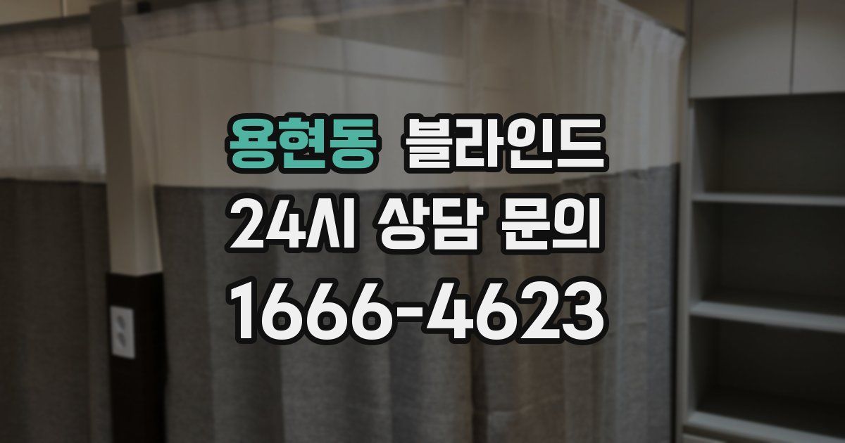 용현동 블라인드