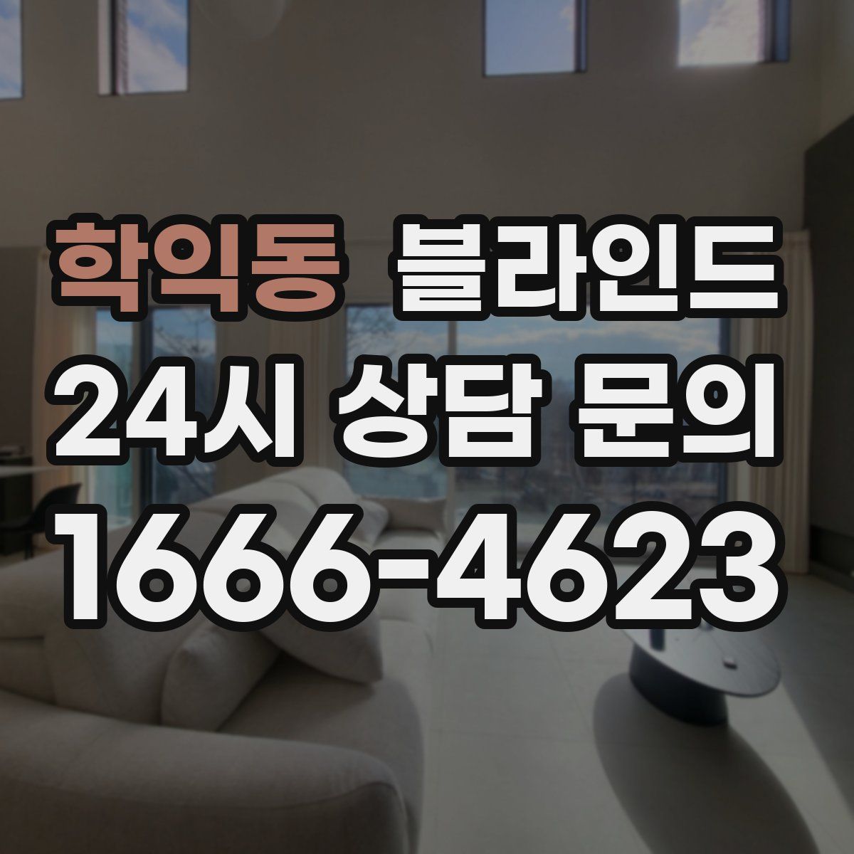 학익동 블라인드