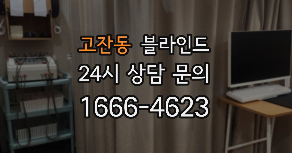 고잔동 블라인드