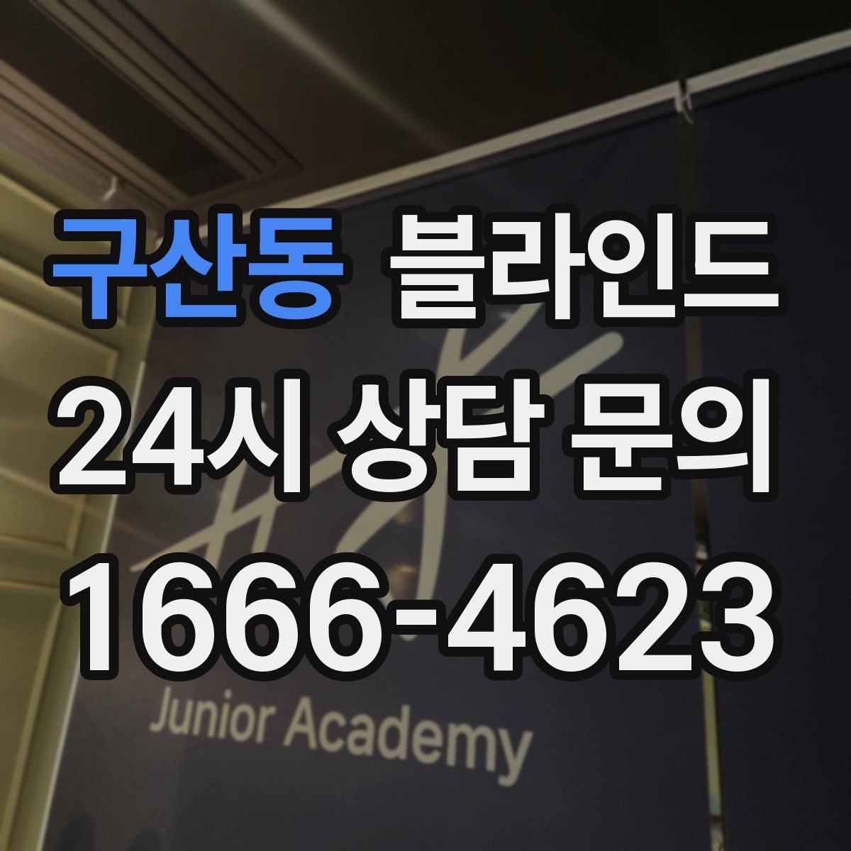 구산동 블라인드