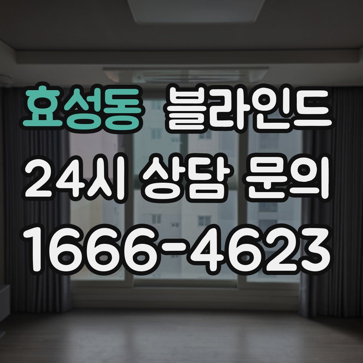 효성동 블라인드