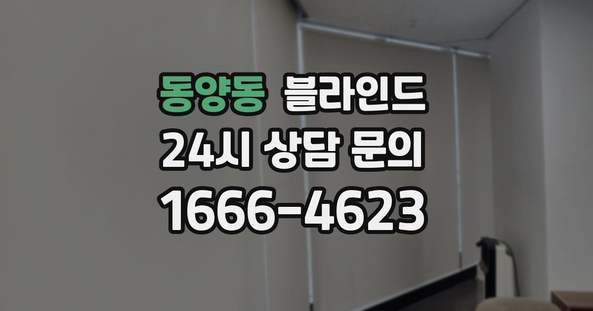 동양동 블라인드