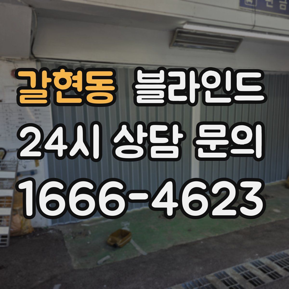 갈현동 블라인드