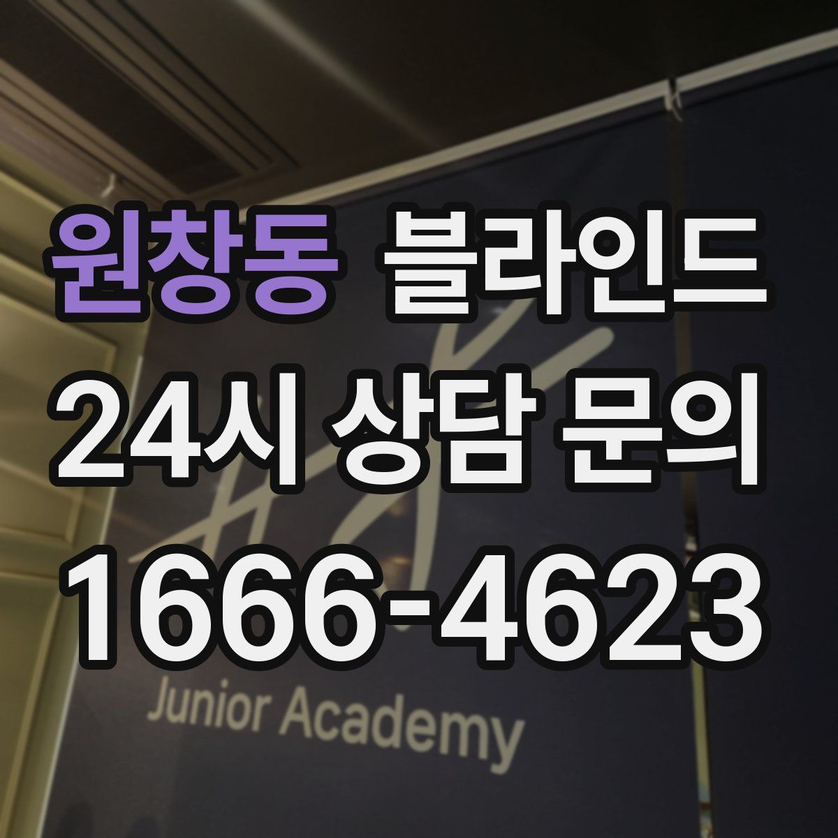 원창동 블라인드