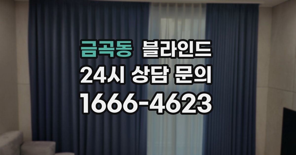 금곡동 블라인드
