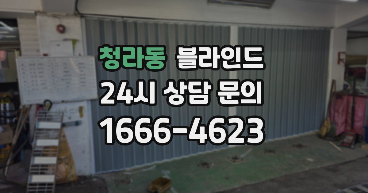청라동 블라인드