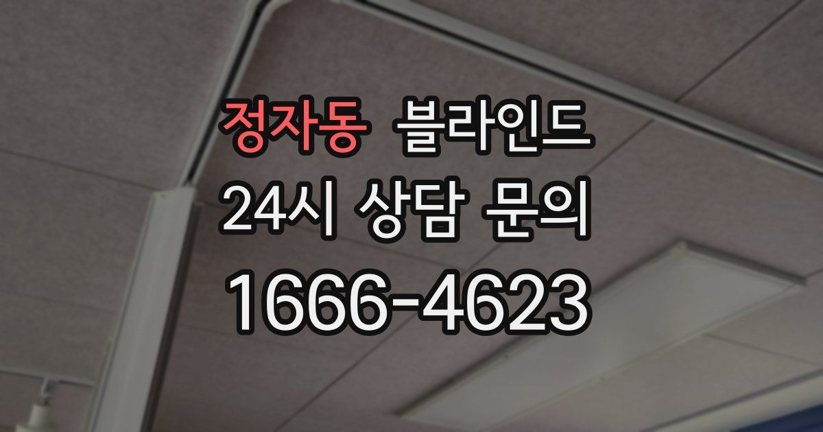 정자동 블라인드