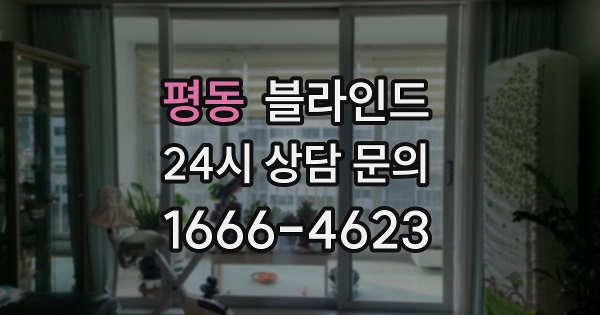 평동 블라인드