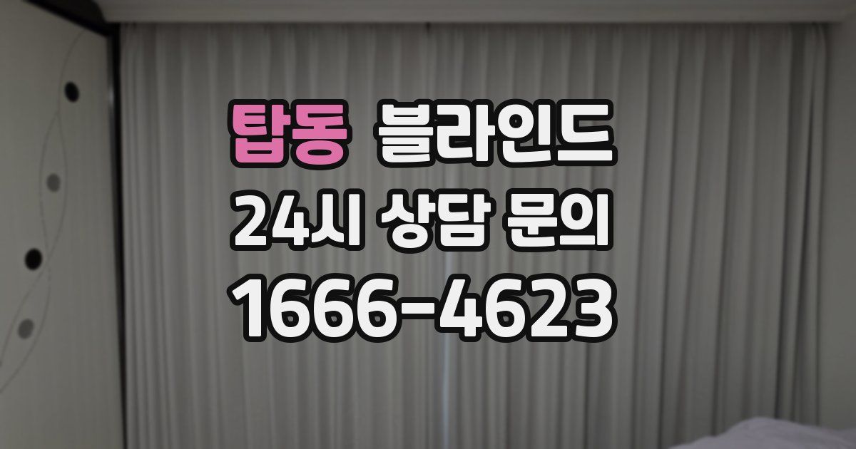 탑동 블라인드