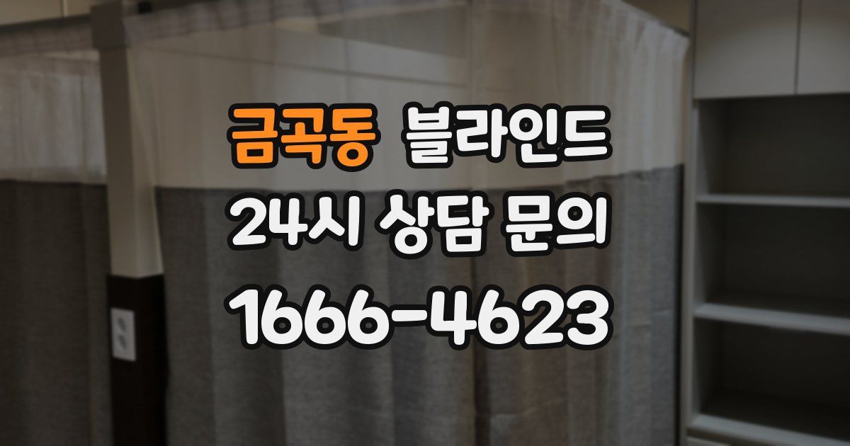 금곡동 블라인드