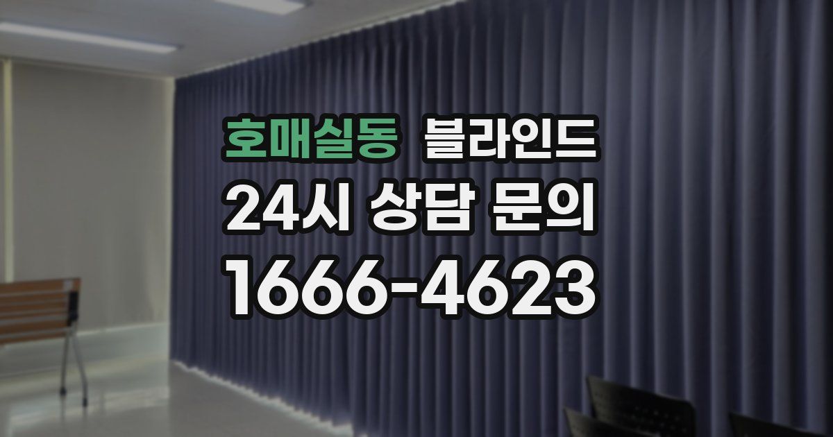 호매실동 블라인드