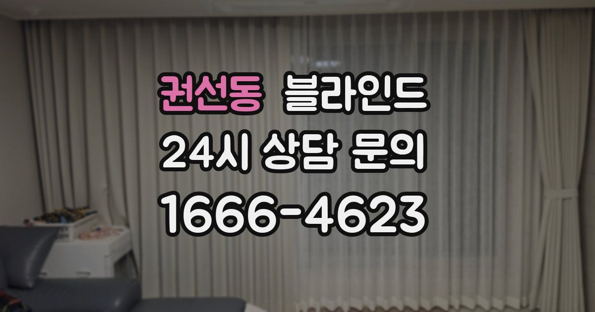 권선동 블라인드