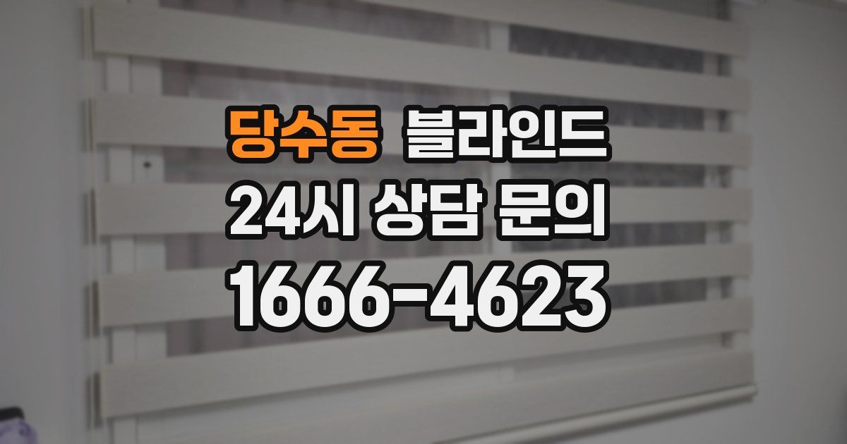 당수동 블라인드