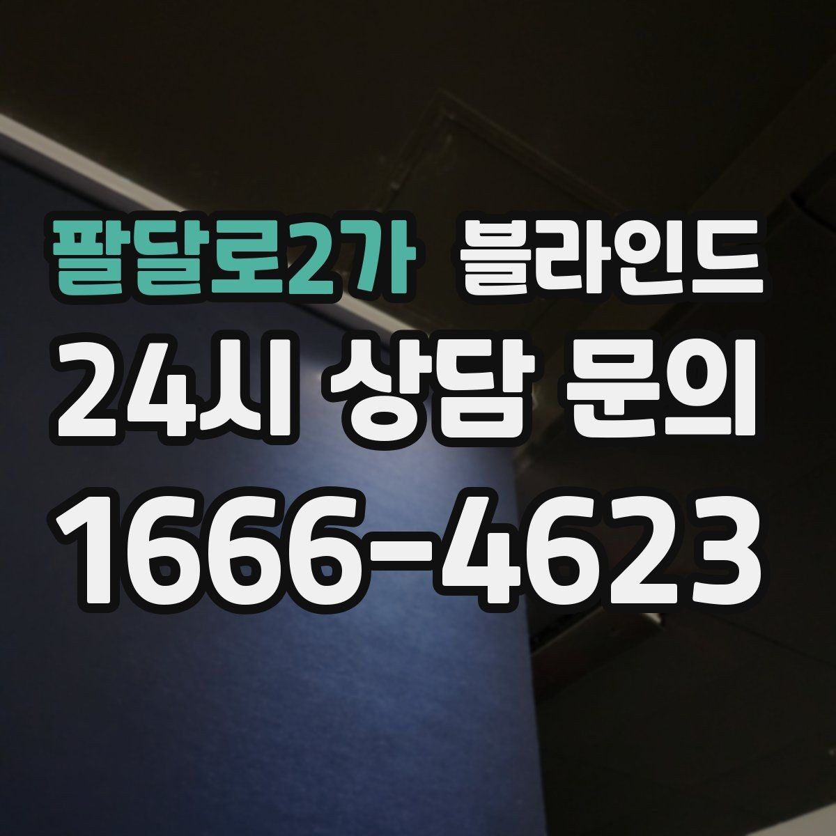 팔달로2가 블라인드 종류별 기능 차이 간단 정리