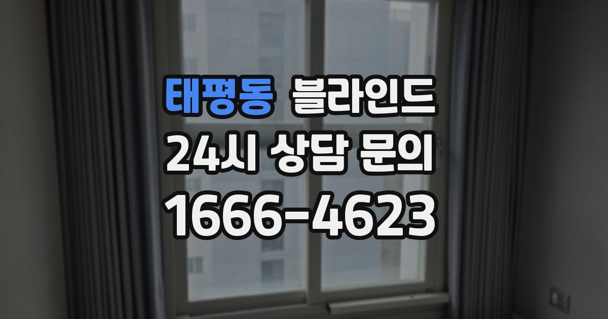 태평동 블라인드