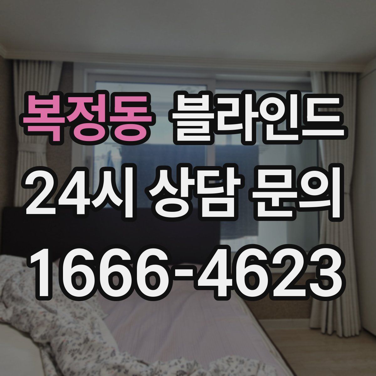 복정동 블라인드