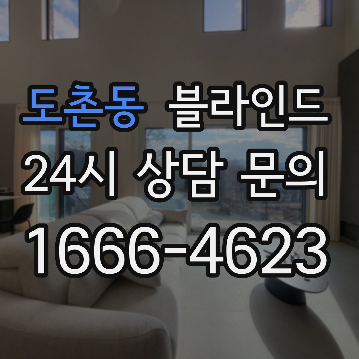 도촌동 블라인드