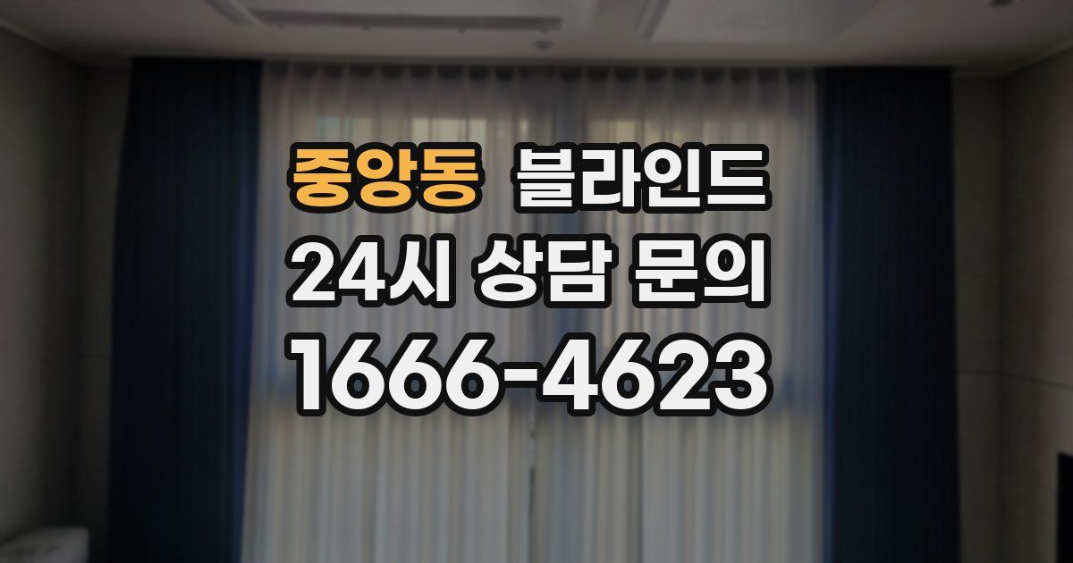 중앙동 블라인드