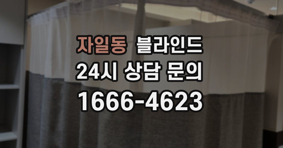 자일동 블라인드