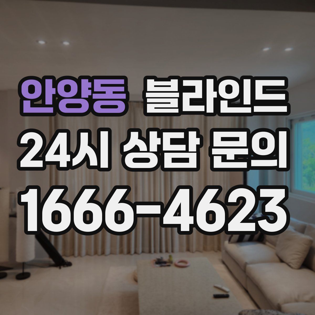 안양동 블라인드