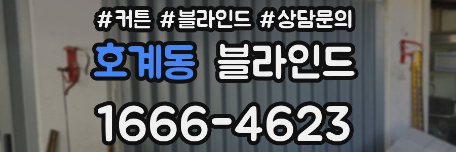 호계동 블라인드