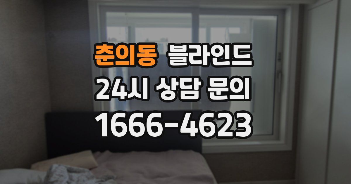 춘의동 블라인드