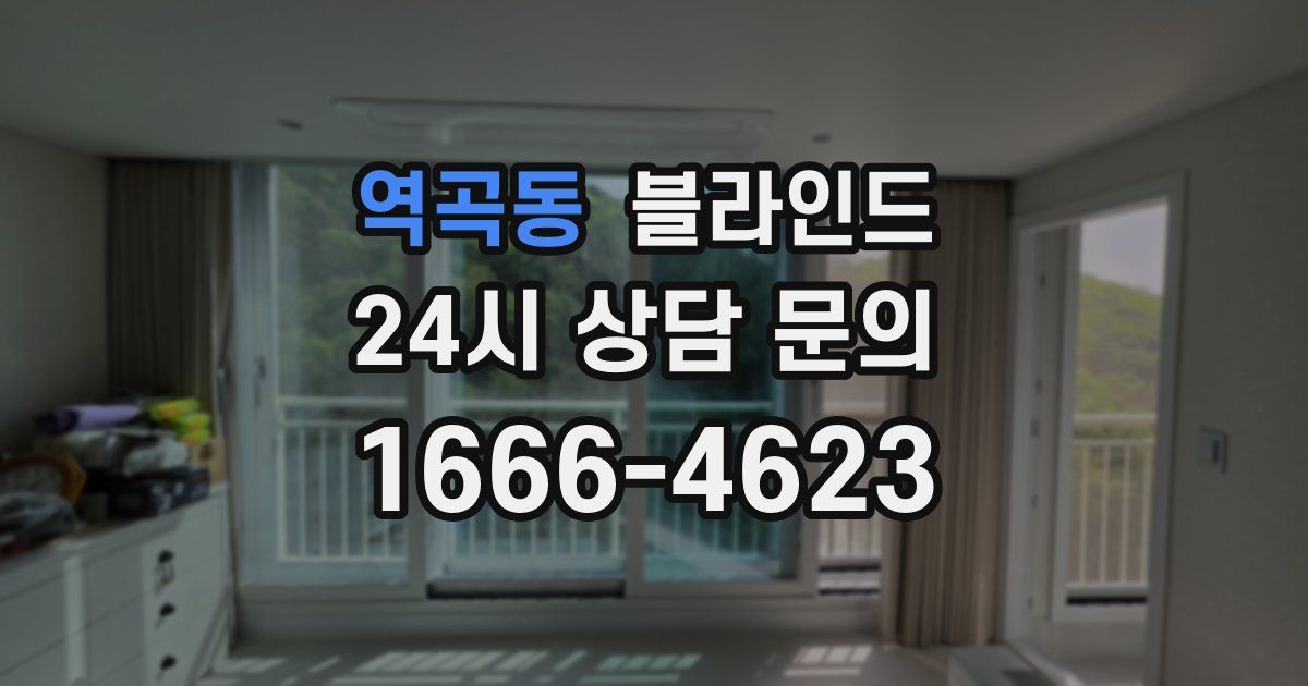 역곡동 블라인드