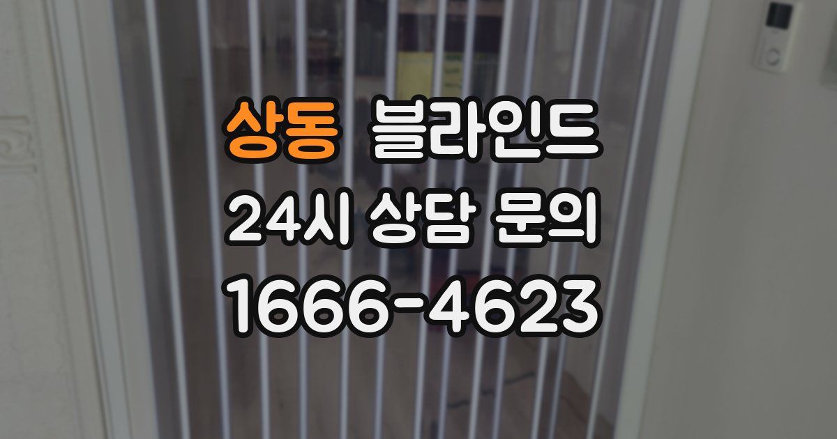 상동 블라인드