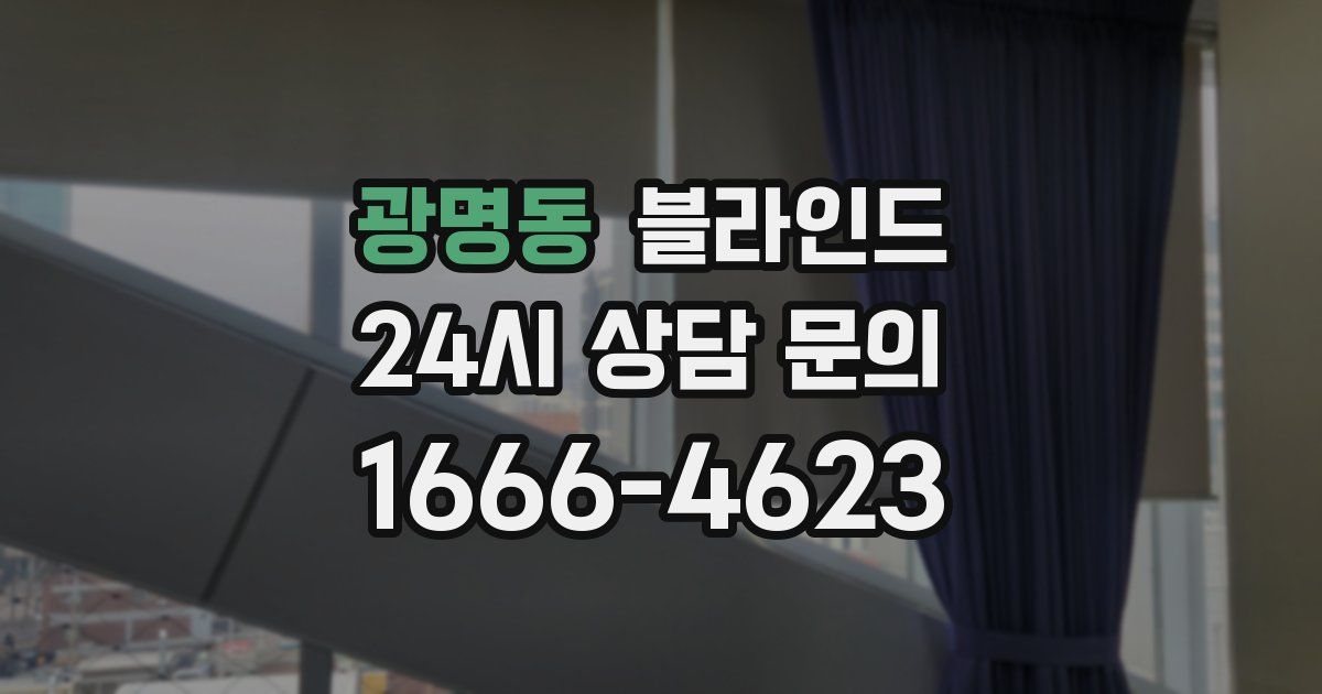 광명동 블라인드