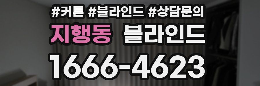 지행동 블라인드