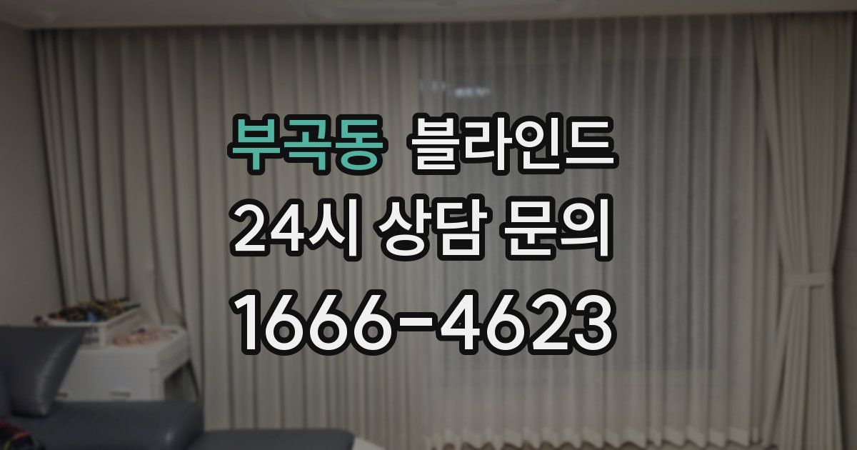 부곡동 블라인드