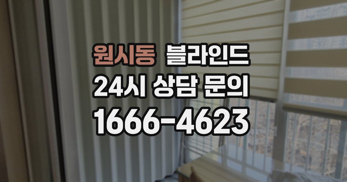원시동 블라인드