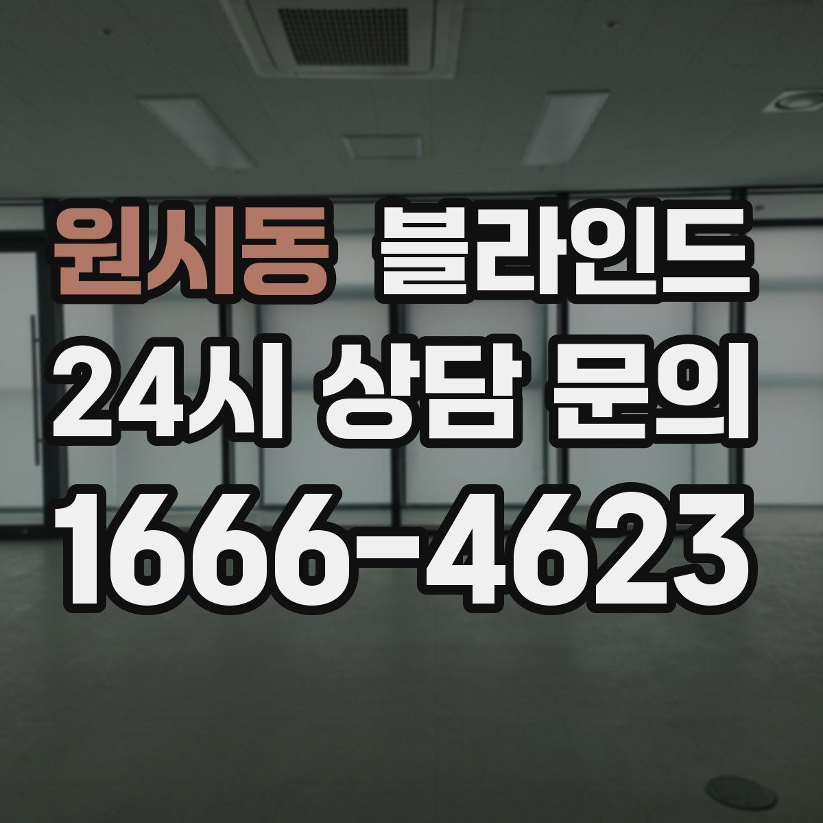 원시동 블라인드