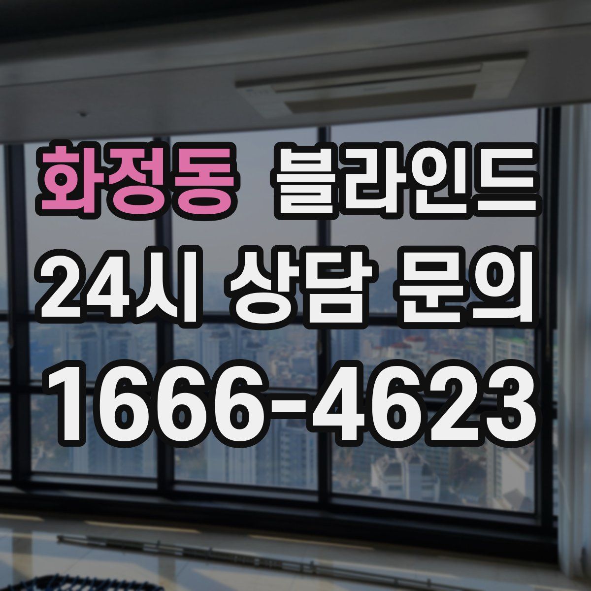 화정동 블라인드