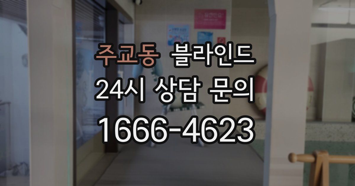 주교동 블라인드
