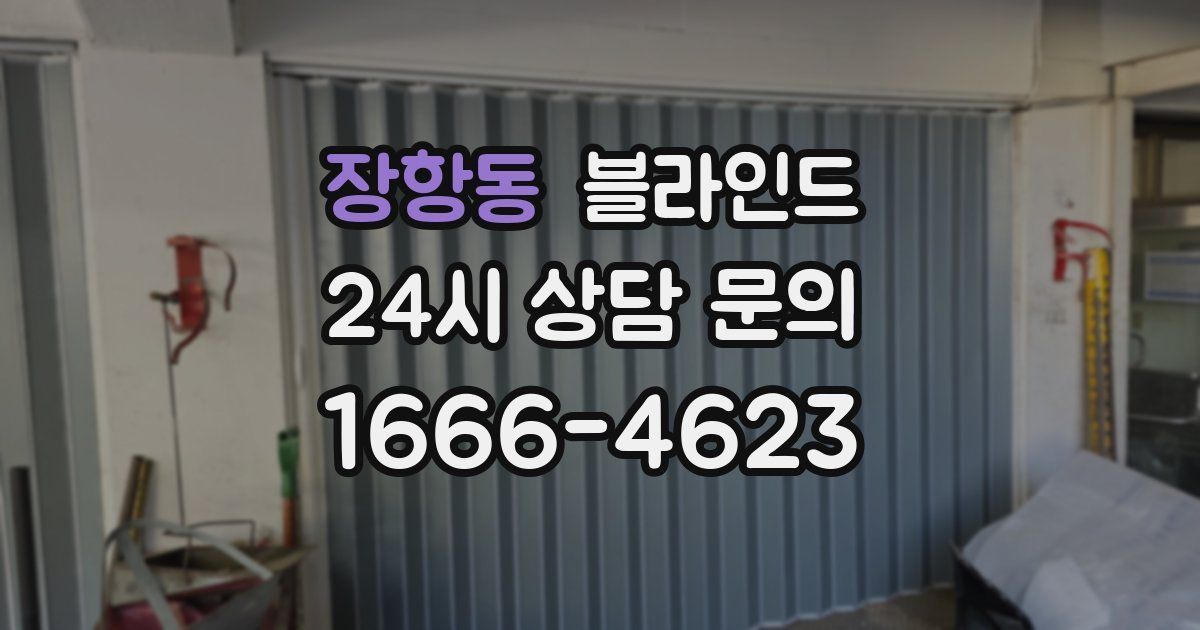 장항동 블라인드