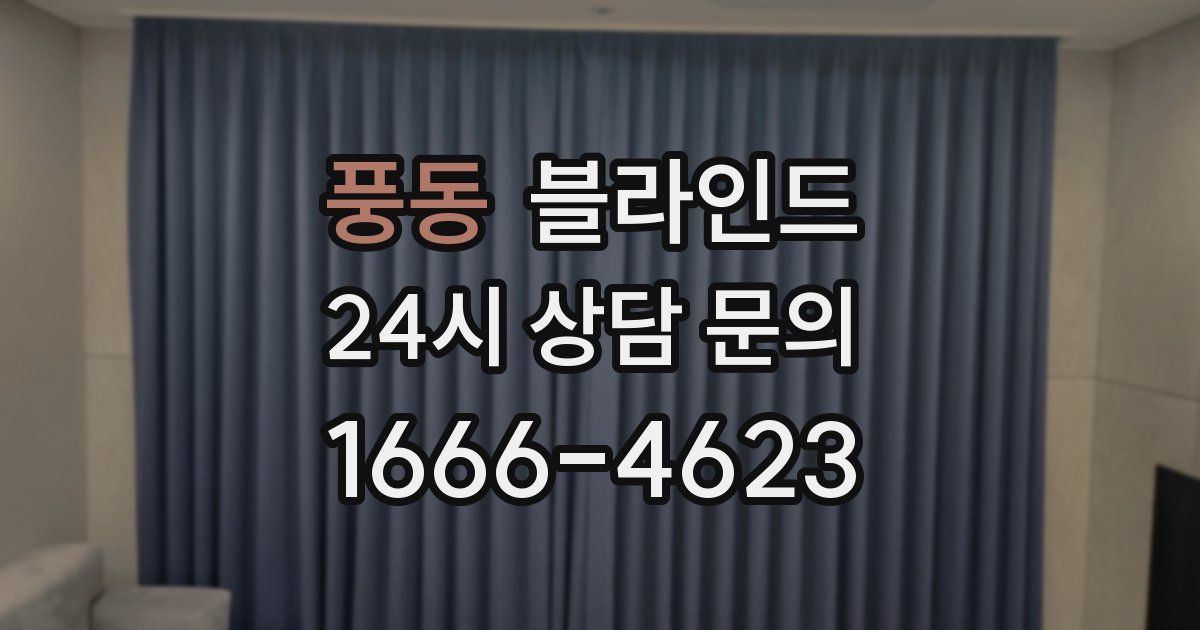 풍동 블라인드