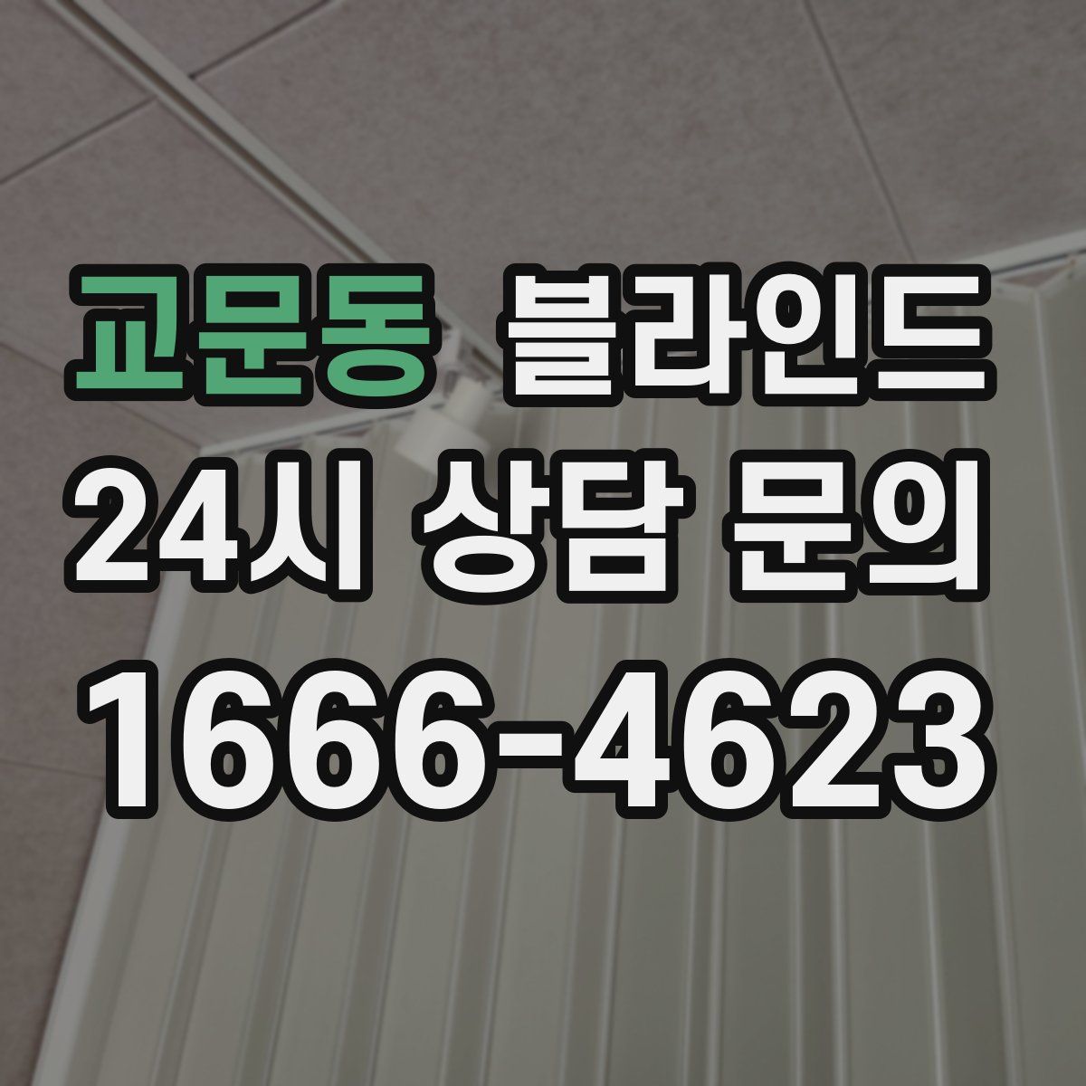교문동 블라인드