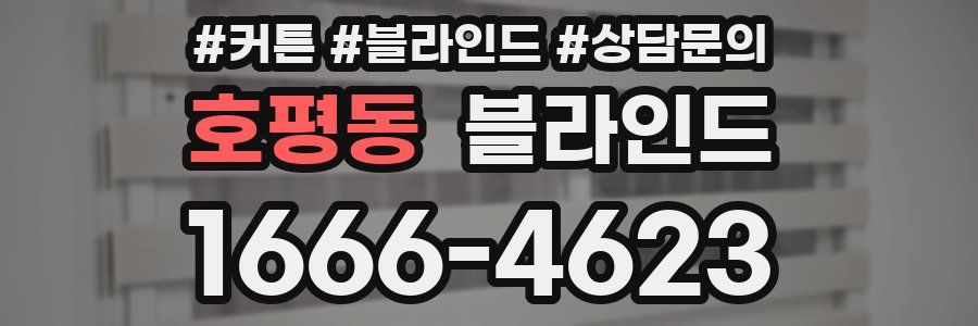 호평동 블라인드