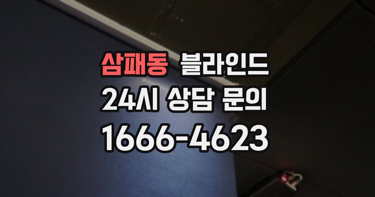 삼패동 블라인드