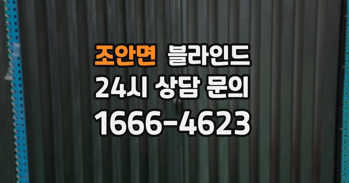 조안면 블라인드