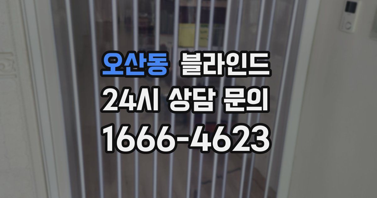 오산동 블라인드