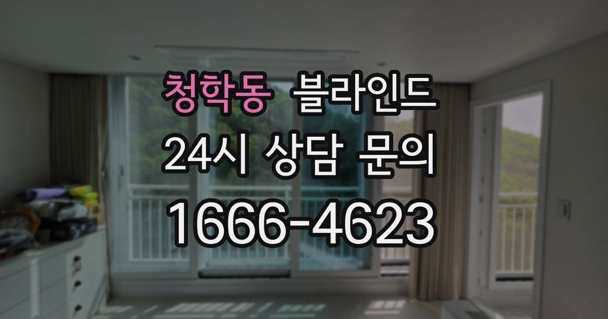 청학동 블라인드