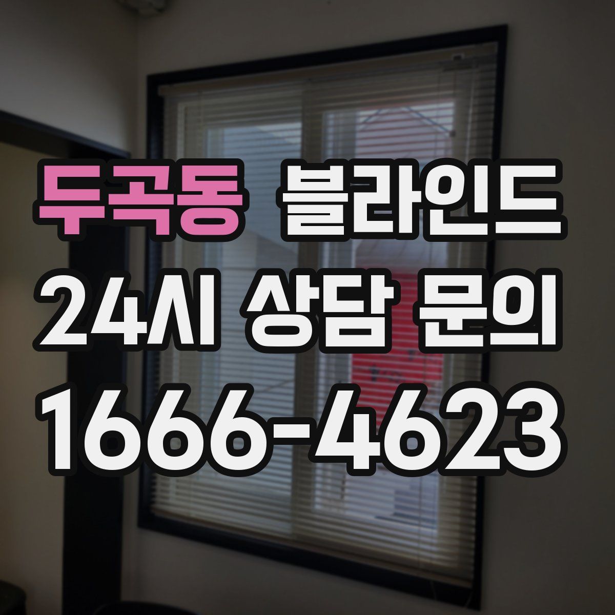 두곡동 블라인드