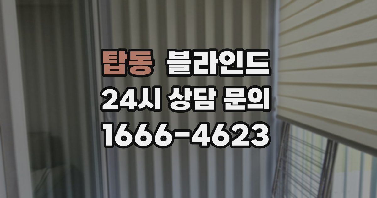 탑동 블라인드